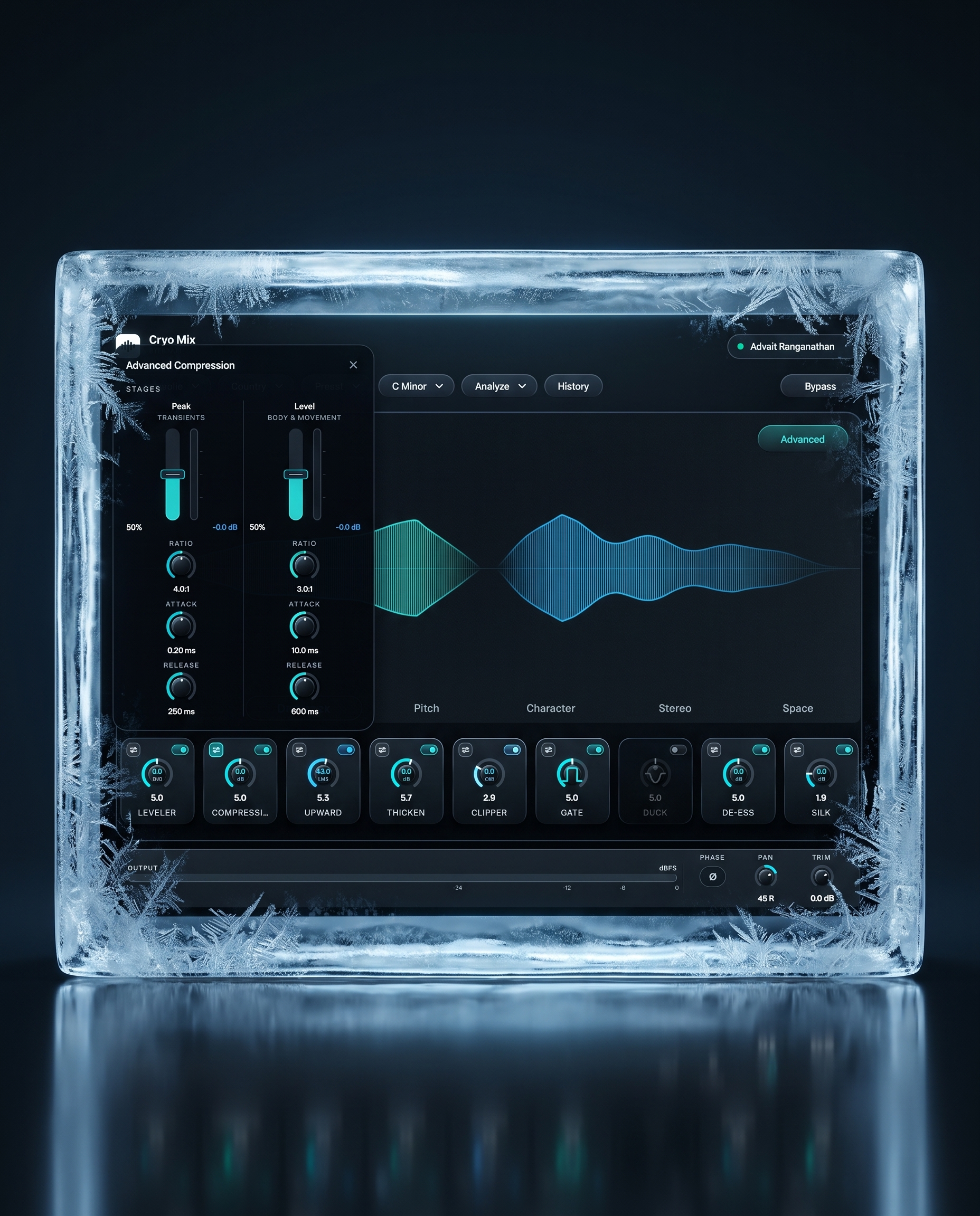 Cryo Mix Plugin Dynamics